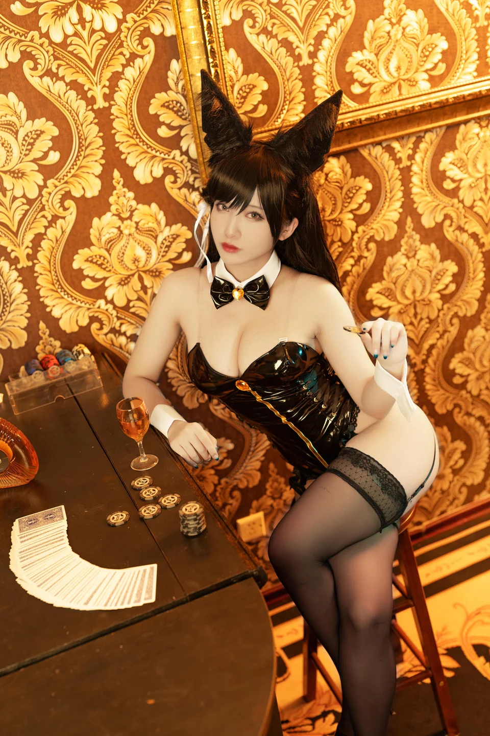 洛璃LoLiSAMA - No.081 爱宕兔女郎 [50P-1.22GB] tg@simisebaisi 【丝足阁】041.webp